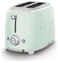 Smeg TSF01PGEU Tostadora de 2 Rebanadas Verde Pastel