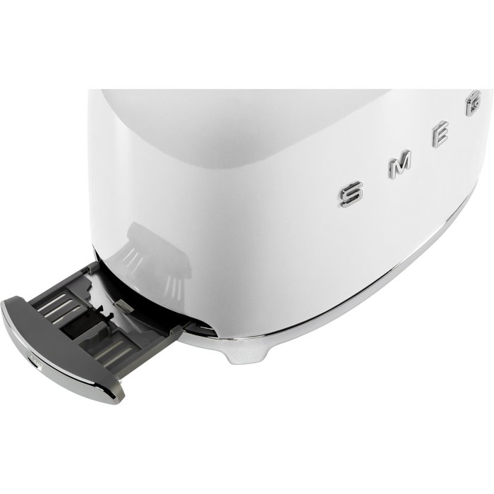 Smeg TSF01WHEU Tostadora de 2 ranuras, Blanco Smeg TSF01WHEU Tostadora de 2 ranuras, Blanco