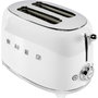 Smeg TSF01WHEU Tostadora de 2 ranuras, Blanco
