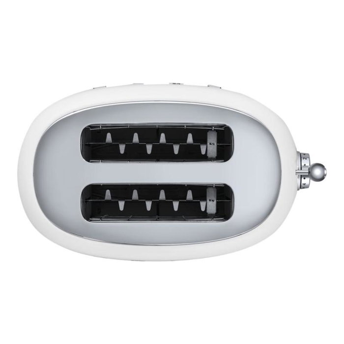 Smeg TSF01WHEU Tostadora 2 Ranuras Blanca Acero Inoxidable 950W