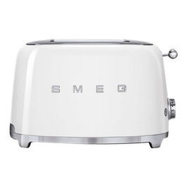 Smeg TSF01WHEU Tostadora Blanca de 2 Ranuras