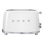 Smeg TSF01WHEU Tostadora 2 Ranuras Blanca Acero Inoxidable 950W