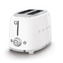 Smeg TSF01WHEU Tostadora de 2 ranuras, Blanco