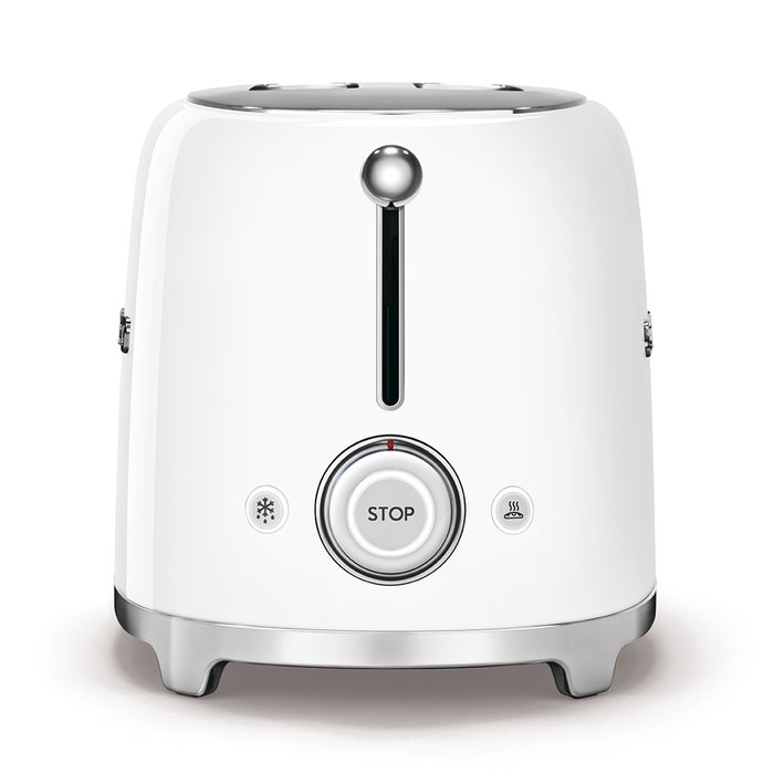 Smeg TSF01WHEU Tostadora de 2 ranuras, Blanco Smeg TSF01WHEU Tostadora de 2 ranuras, Blanco