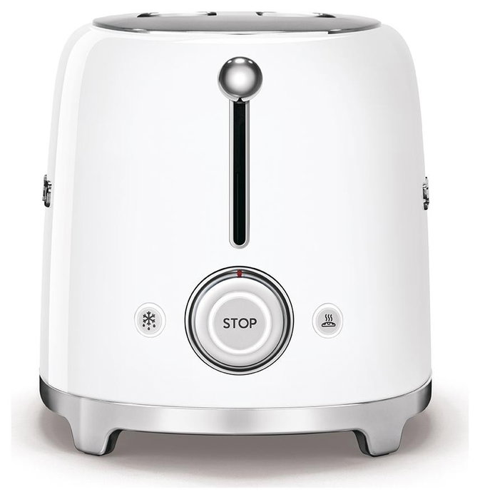 Smeg TSF01WHEU Tostadora 2 Rebanadas Blanco Smeg TSF01WHEU Tostadora 2 Rebanadas Blanco