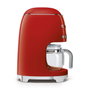 Smeg DCF02RDEU Cafetera de filtro 50s Style Rojo