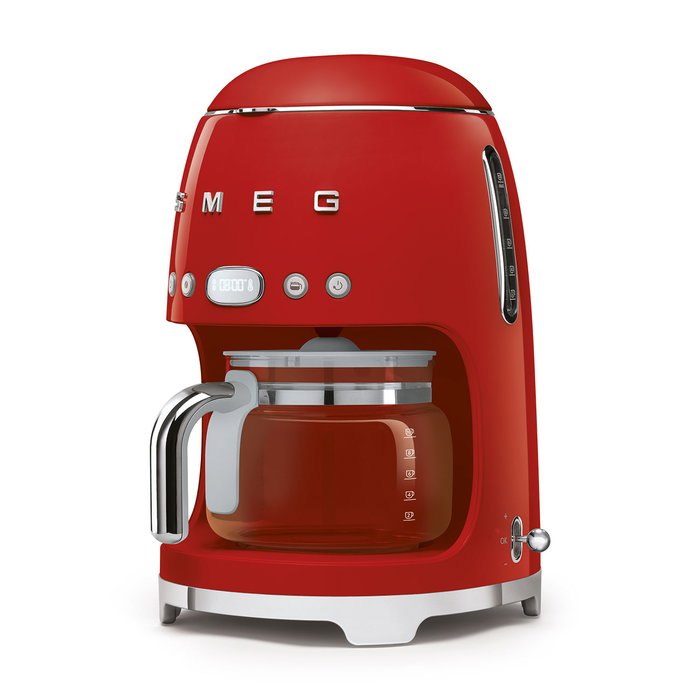 Smeg DCF02RDEU Cafetera de filtro 50s Style Rojo