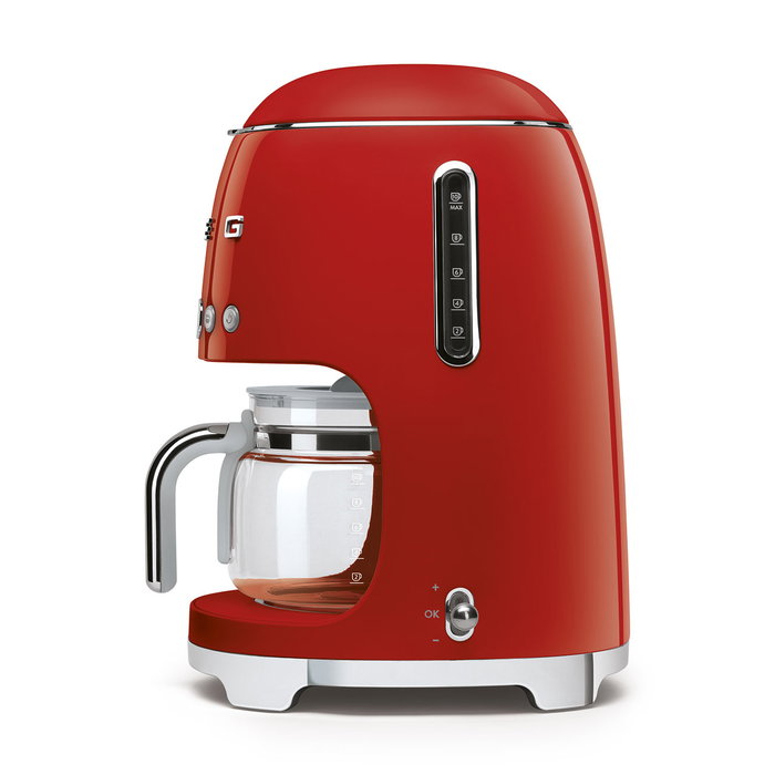 Smeg DCF02RDEU Cafetera de filtro 50s Style Rojo