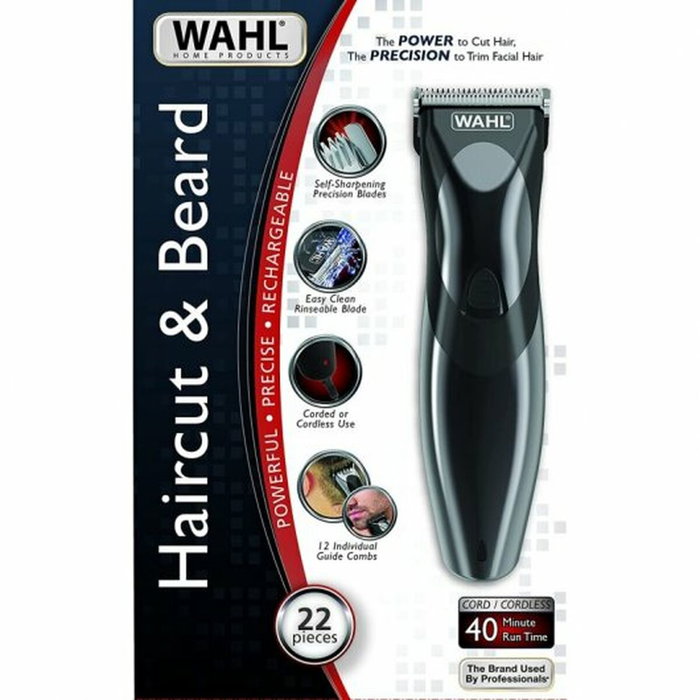 Wahl Haircut & Beard Cortapelos y Recortador de Barba Negro Wahl Haircut & Beard Cortapelos y Recortador de Barba Negro