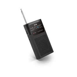 SPC Radio ICY MAX Portátil Analógica con Clip, Sintoniza AM/FM, Diales Grandes, Color Negro