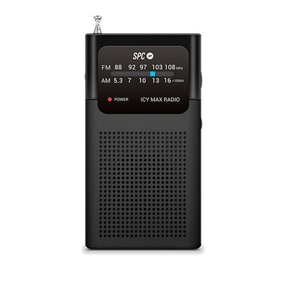 SPC Radio ICY MAX Portátil Analógica Negro SPC Radio ICY MAX Portátil Analógica Negro