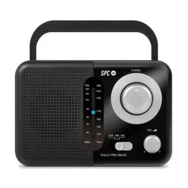 SPC Radio Portátil Valdi Negra AM/FM 4590N