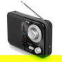 SPC Radio Portátil Valdi Negra AM/FM 4590N