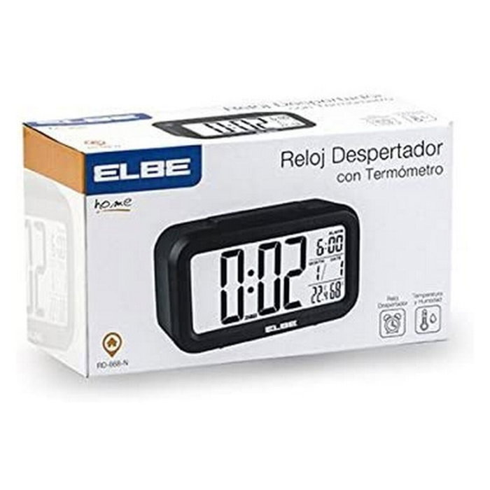 Elbe RD-668-N Reloj Despertador de Viaje con Pantalla de 11,2 cm