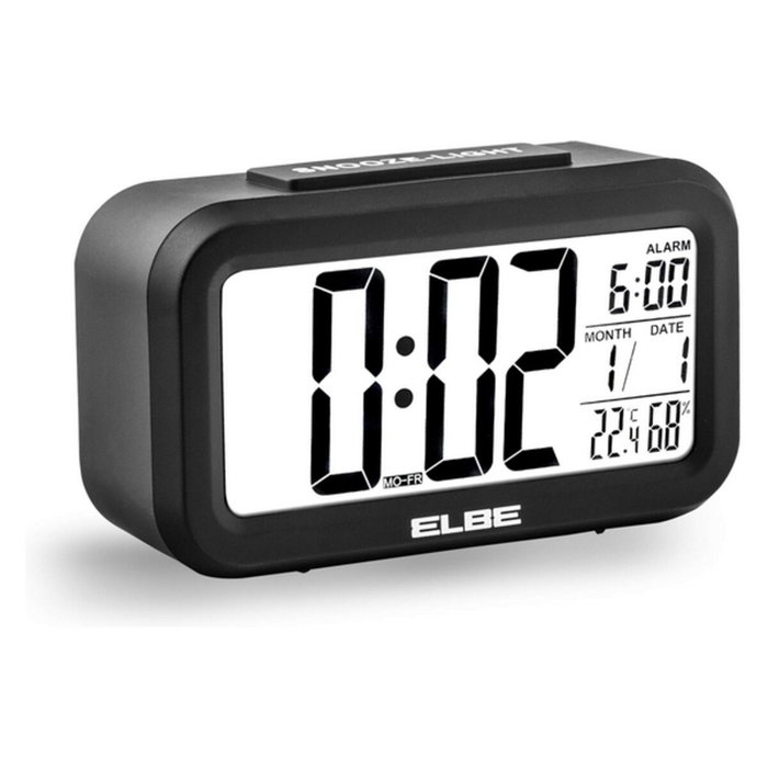 Elbe RD-668-N Reloj Despertador de Viaje con Pantalla de 11,2 cm