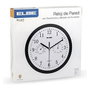 Elbe RP-1005-N Reloj de Pared con Temperatura y Humedad Negro