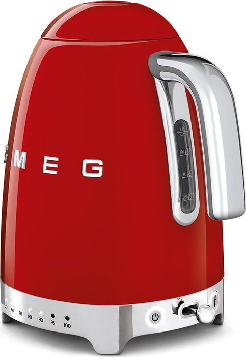 Smeg KLF04RDEU Hervidor Eléctrico 1,7 L Rojo