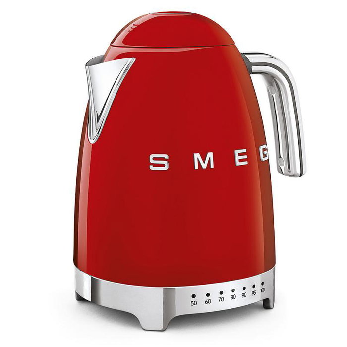 SMEG KLF04RDEU Kettle Eléctrica, Color Rojo
