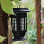 Jata Hogar Atrapa mosquitos con lámpara solar de 5W para interior/exterior
