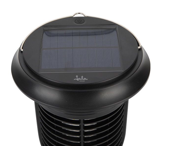 Jata Hogar Atrapa mosquitos con lámpara solar de 5W para interior/exterior