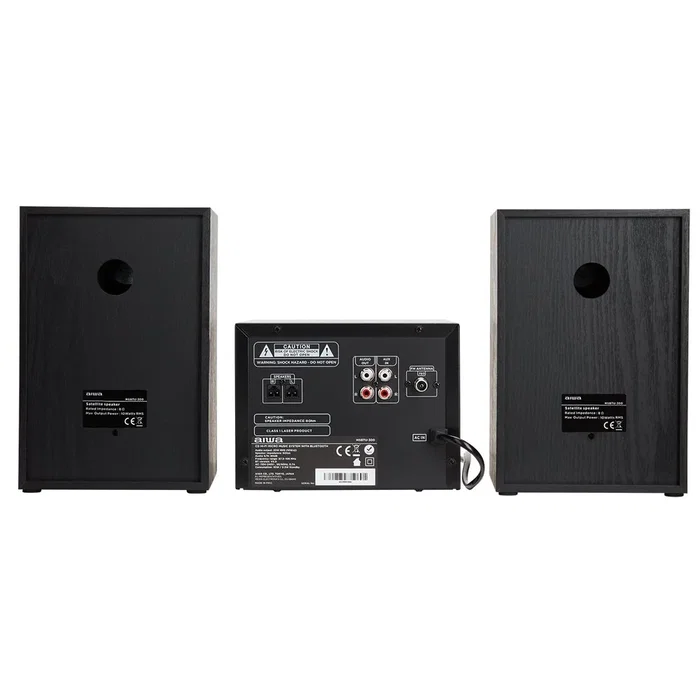 Aiwa MSBTU-300 Microcadena con Bluetooth, CD, USB y Radio FM Negro Aiwa MSBTU-300 Microcadena con Bluetooth, CD, USB y Radio FM Negro