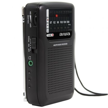 Aiwa Radio de bolsillo RS-33 portátil con auriculares Aiwa Radio de bolsillo RS-33 portátil con auriculares