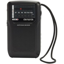 Aiwa Radio de bolsillo RS-33 portátil con auriculares