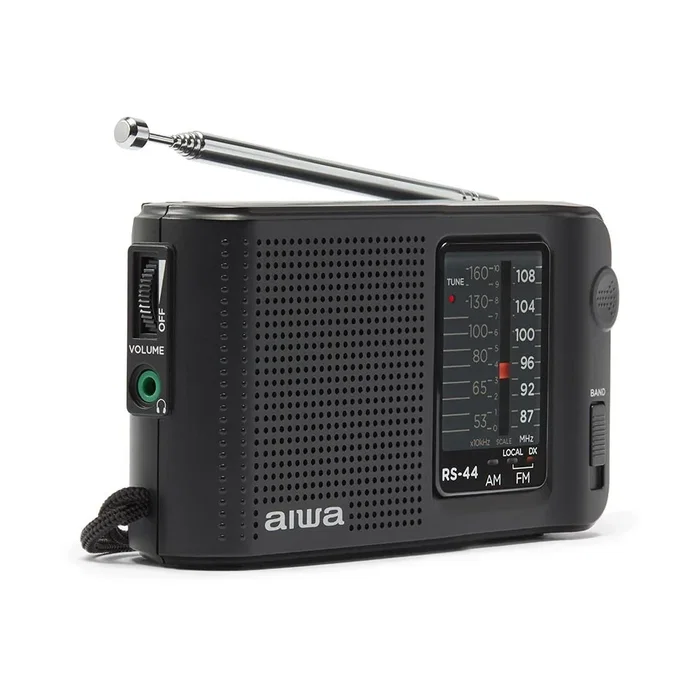 Aiwa RS-44 Radio Portátil Analógica Negra