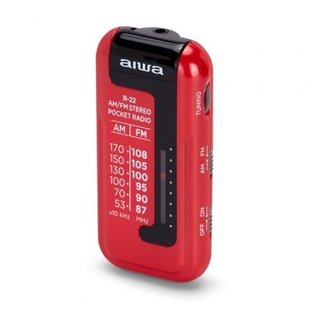 Aiwa Radio Portátil R-22RD Roja