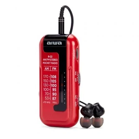 Aiwa Radio Portátil R-22RD Roja