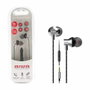 Aiwa ESTM-50SL Auriculares In-Ear con Micrófono, Color Plata