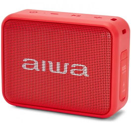 Aiwa Altavoz Portátil Bluetooth BS-200 6W IPX6 TWS con Batería 12h y Manos Libres