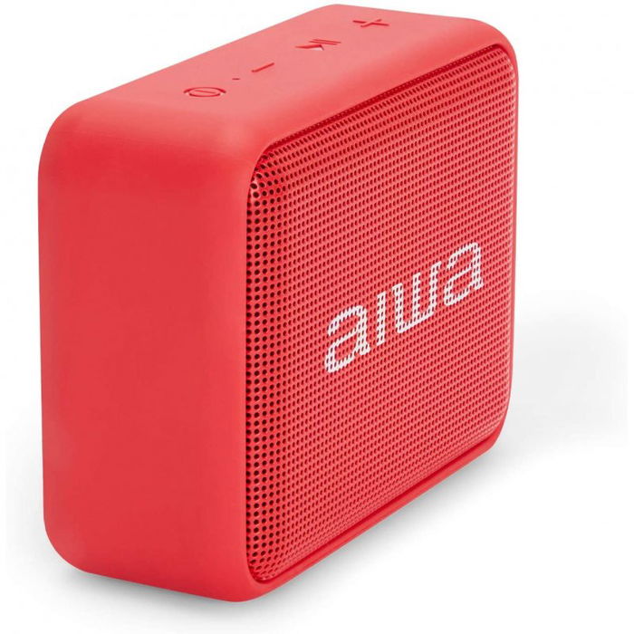 Aiwa Altavoz Portátil Bluetooth BS-200 6W IPX6 TWS con Batería 12h y Manos Libres