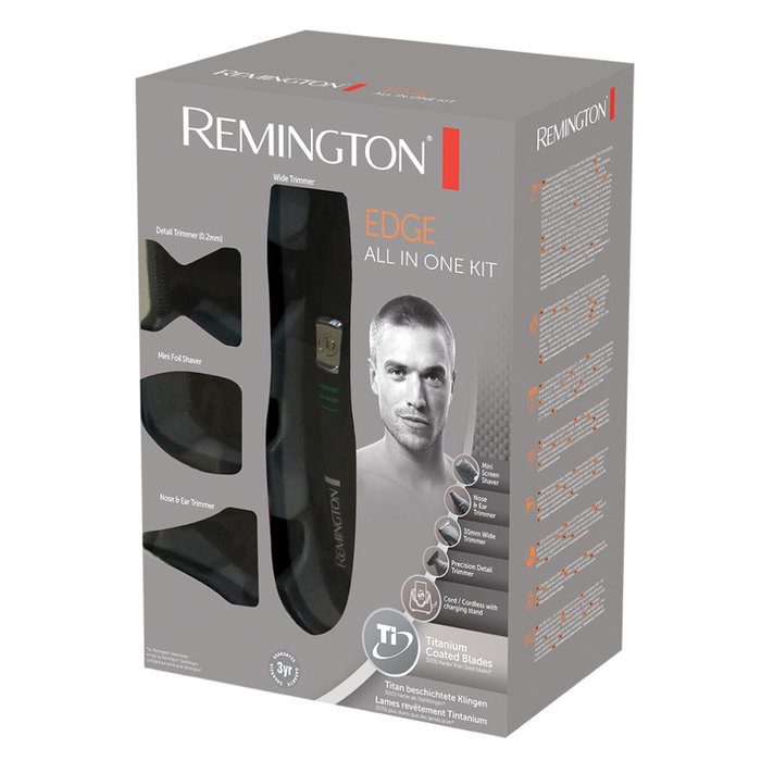 Remington PG6030 Kit de Afeitado y Recorte con 4 Cabezales Intercambiables
