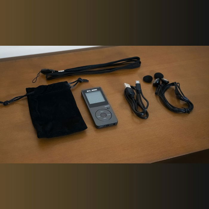 Elbe RF-95 Radio Digital AM/FM Deportiva con Podómetro y Auriculares Incluidos