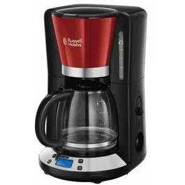 Russell Hobbs 24031-56 Cafetera programable Colors Plus WhirlTech 15 tazas 1100W Rojo