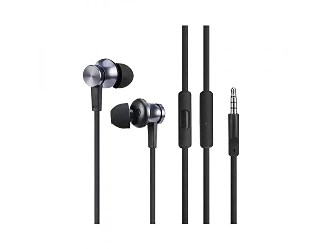Xiaomi Mi In-Ear Headphones Basic Negro con Micrófono y Jack 3,5 mm