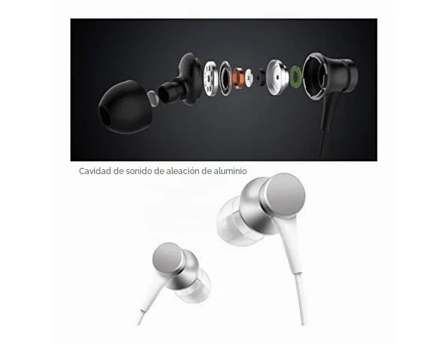 Xiaomi Mi In-Ear Headphones Basic Negro con Micrófono y Jack 3,5 mm