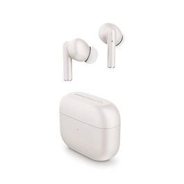 Energy Sistem Auriculares True Wireless S2 con Estuche de Carga, 20h Autonomía, Bluetooth 5.0, Deep Bass, Micrófono y Cancelación de Ruido para Llamadas - Blanco
