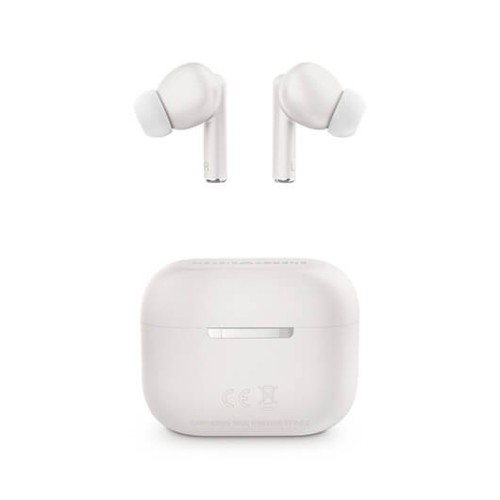 Energy Sistem Auriculares True Wireless S2 con Estuche de Carga, 20h Autonomía, Bluetooth 5.0, Deep Bass, Micrófono y Cancelación de Ruido para Llamadas - Blanco