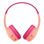 Belkin SoundForm Mini Auriculares con Diadema Bluetooth Inalámbricos con Micrófono de Oído y Conector de 3.5 mm Rosa