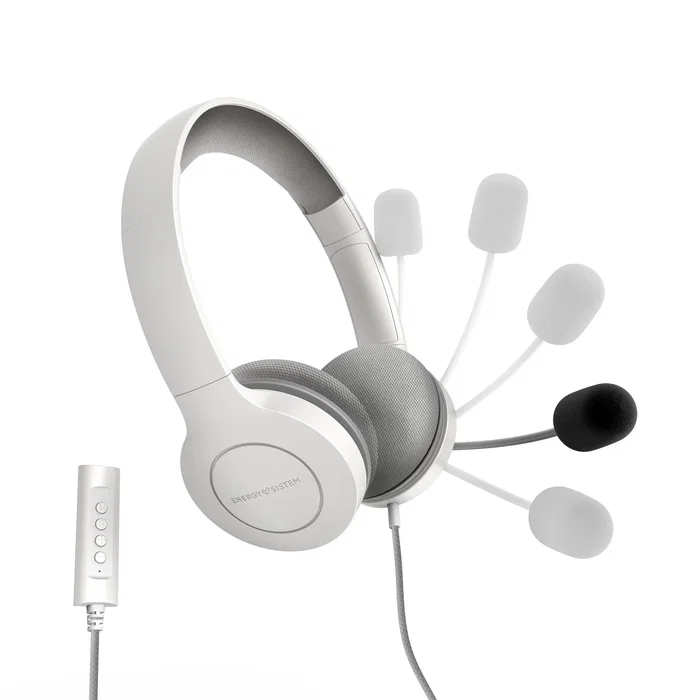 Energy Sistem Office 3 Auriculares de Diadema Blanco con USB y Jack 3,5 mm