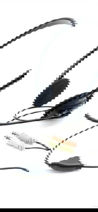 Elbe AU-660-MIC Auriculares Teletrabajo con Micrófono para Oficina y Hogar, Ligeros y Confortables, con Reducción de Ruido