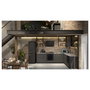 Smeg TSF01BLMEU Toaster de 2 Rebanadas, Negro, Acero Inoxidable, 950 W, Función Descongelar y Recalentar, Control por Botones