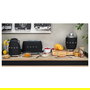 Smeg TSF01BLMEU Toaster Negro, 2 Rebanadas, Acero Inoxidable, 950 W, Función Descongelar y Recalentar, Control Dorado Ajustable