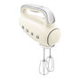 Smeg HMF01CREU Batidora de Mano 250W 9 Velocidades Color Crema