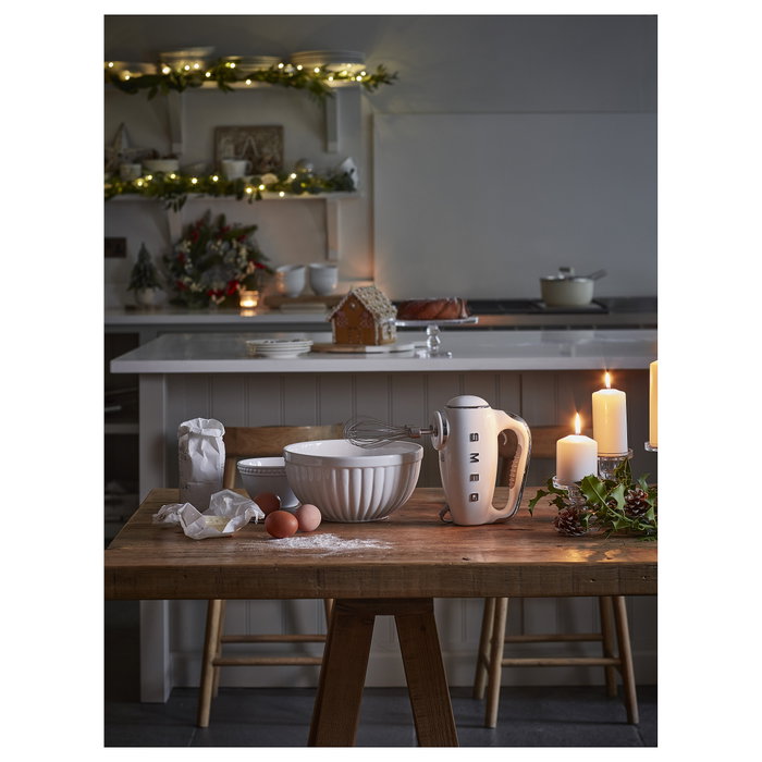 Smeg HMF01CREU Batidora de Mano 250W 9 Velocidades Color Crema Smeg HMF01CREU Batidora de Mano 250W 9 Velocidades Color Crema