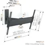Vogels Soporte de Pared para TV TVM 1623 Full-Motion, 1 Brazo, para TVs de 40-77 Pulgadas