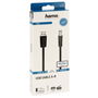 Cable USB 2.0 A a USB B Hama 00200602 Negro