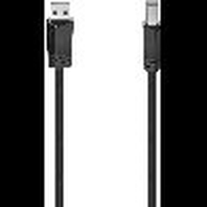 Cable USB 2.0 A a USB B Hama 00200602 Negro